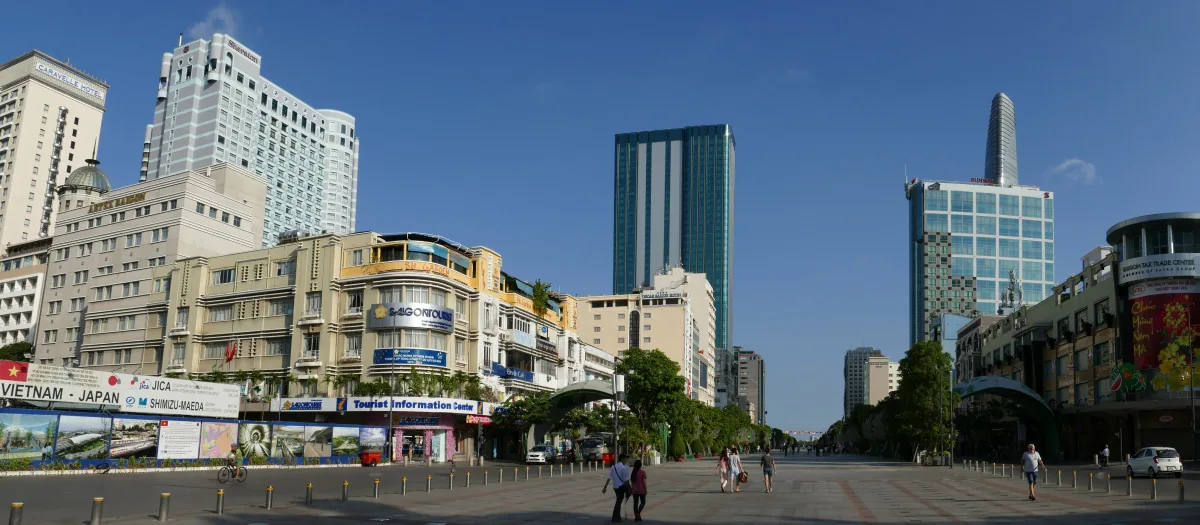 Ho Chi Minh City pedestrian boulevard