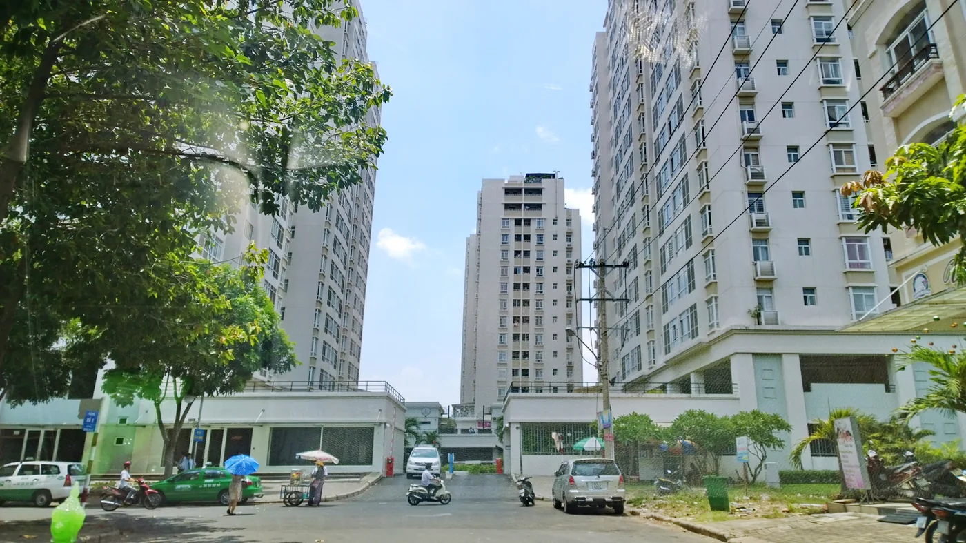 Khu căn hộ Sky Garden 3 và cây xanh tại Phú Mỹ Hưng, Thành phố Hồ Chí Minh